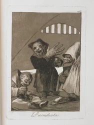 Tallrik från Los Caprichos, 1797-1798